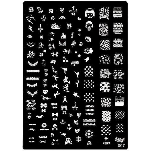 Kovinska šablona XL za okrasno štempljanje, 007