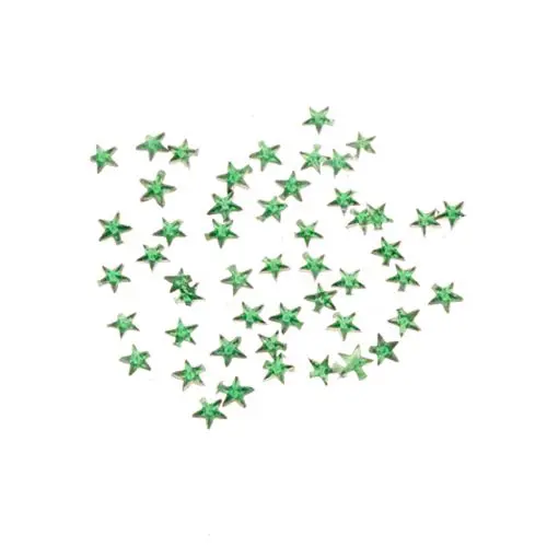 Temno zeleni kamenčki, zvezdice