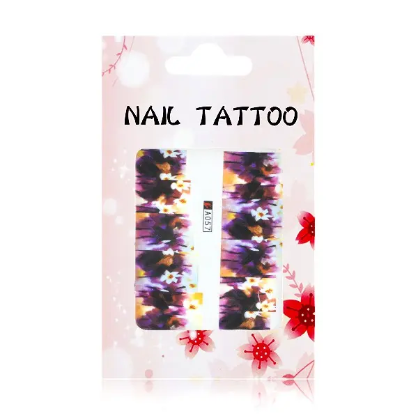 Razkošne vodne nalepke – cvetovi – A057