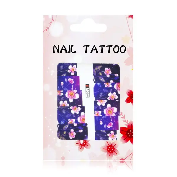 Razkošne vodne nalepke – cvetovi – A064