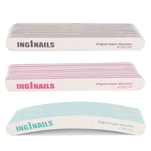 Inginails Komplet 3 x 10 pilic za nohte - mix 