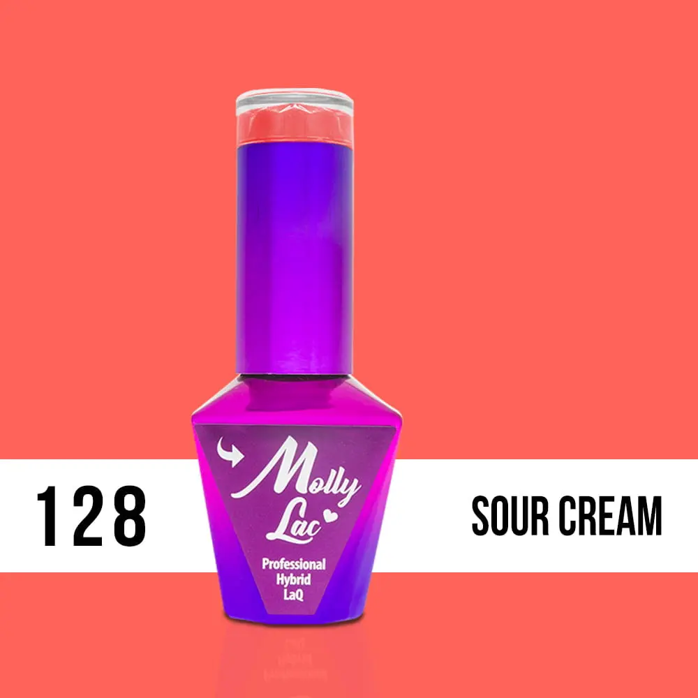 Gel lak MOLLY LAC UV/LED Yoghurt - Sour Cream 128, 10ml