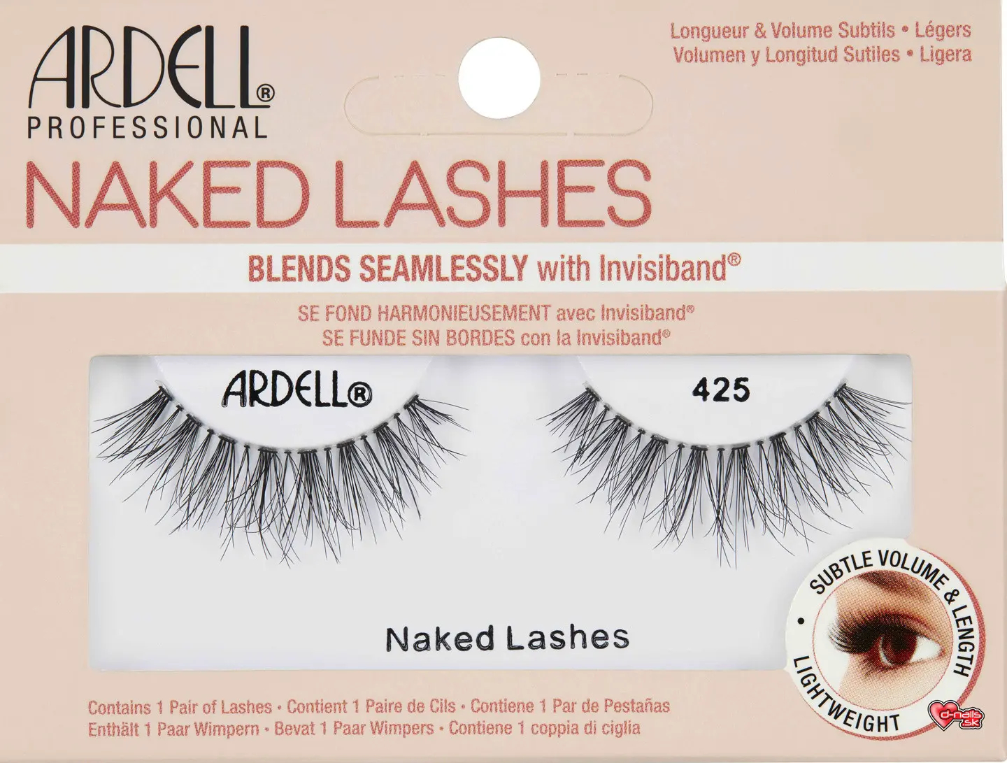 Umetne trepalnice kot celota - Naked Lashes 425
