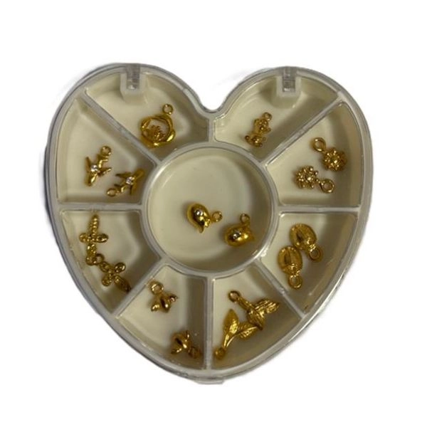 Komplet obeskov za nohte - 16 kosov