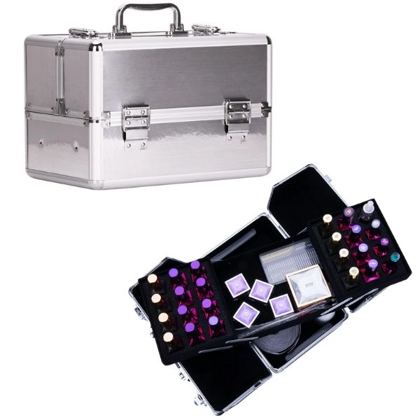 Kozmetični etui M, srebrn