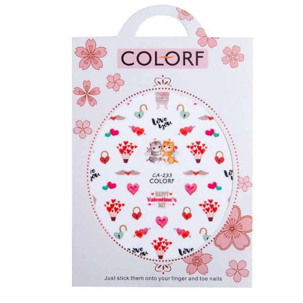 Nalepke za nohte - Valentinovo CA-233