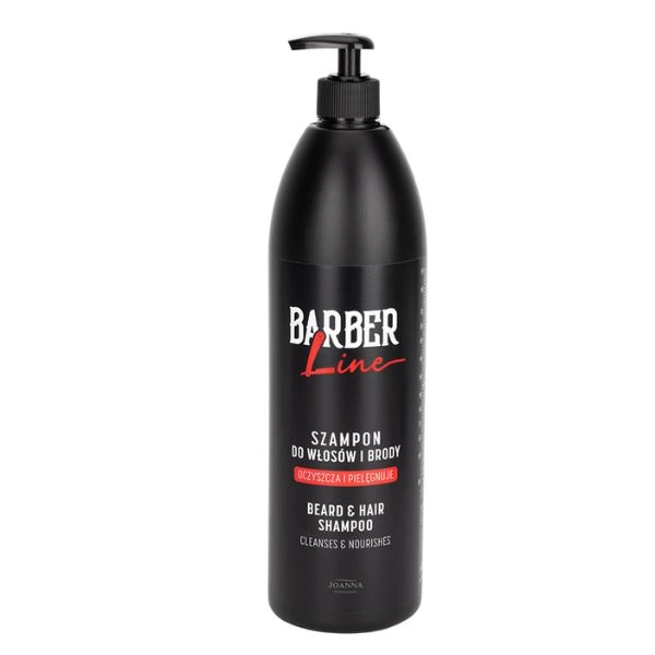Joanna Barber Line - Šampon za lase in brado, 1000 ml