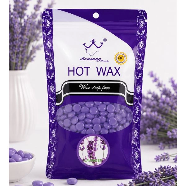 Kozmetični depilacijski vosek - perlice – Lavender, 100g