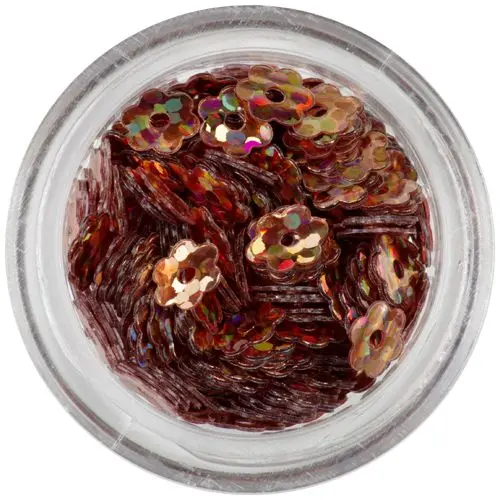 Rožice z luknjo – bakrene, hologramske