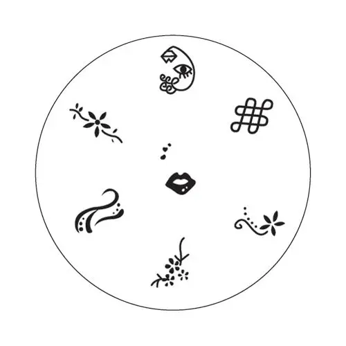 Šablona za štempljanje B12 - različni motivi