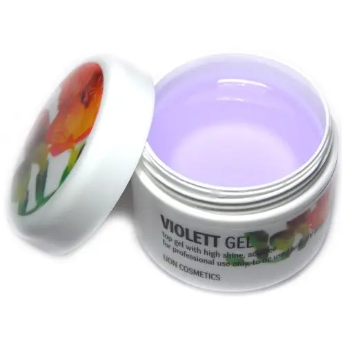 UV gel Lion Cosmetics - Violett gel, 40 ml