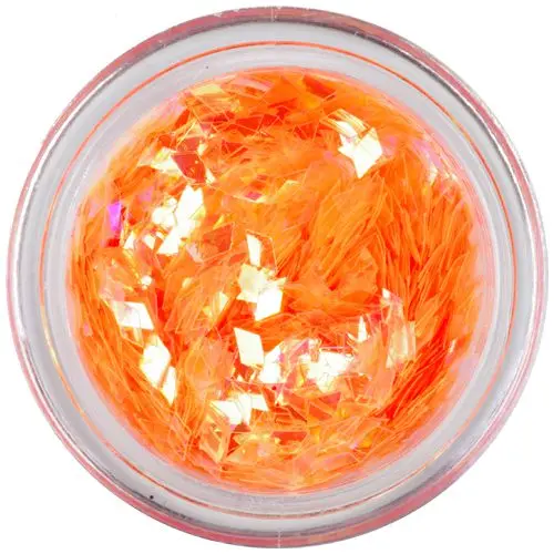 Temno oranžni okraski za konice aqua - diamanti