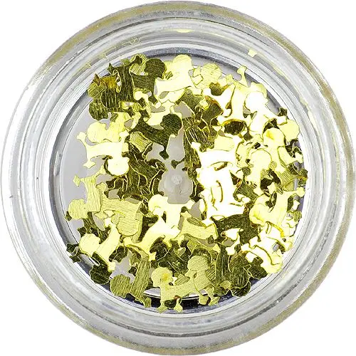 Kovinski okraski za nohte - pudli