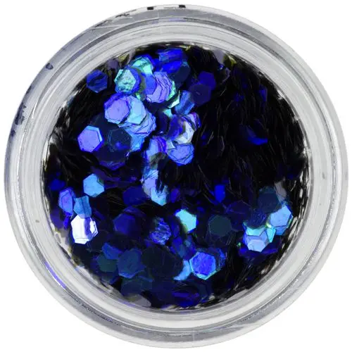 Vijoličasto modri šestkotniki - elementi za konice aqua