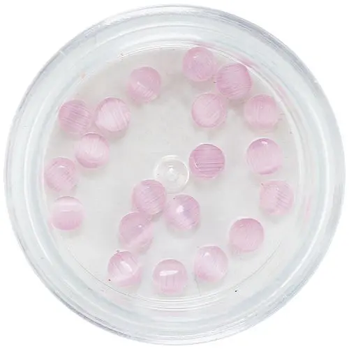 Okrogli kamenčki 3 mm - svetlo vijolični