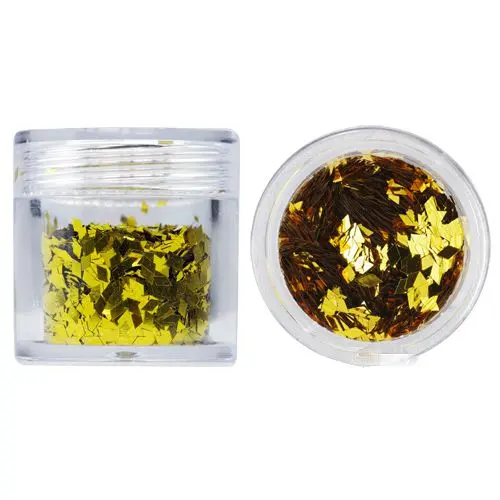 Konfeti za okraševanje nohtov - zlati diamanti, 10 g