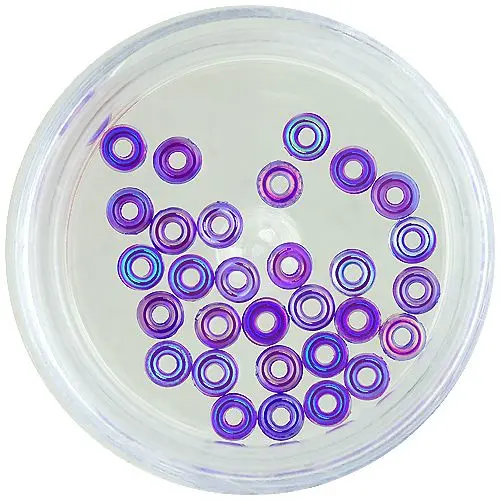 Nail art obročki - vijolični