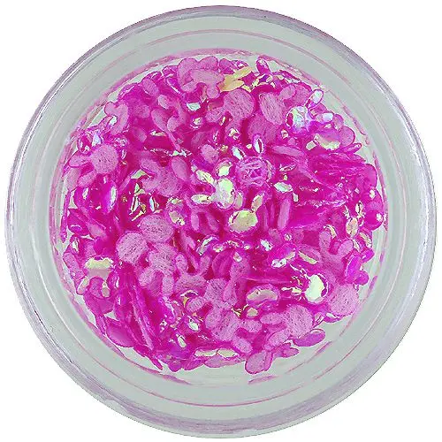 Dekoracija za nohte - roza zajčki iz blaga