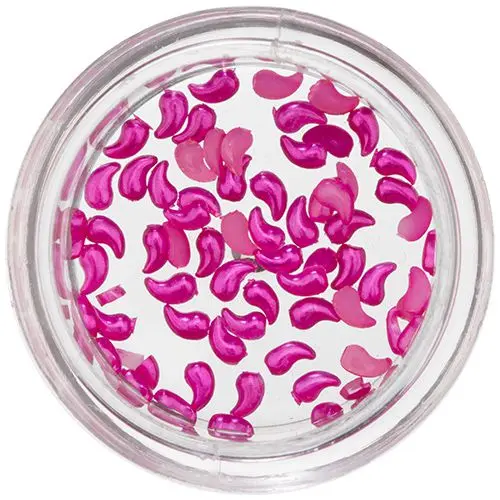 Lesketajoče kaplje za nohte - ukrivljene, ciklamne