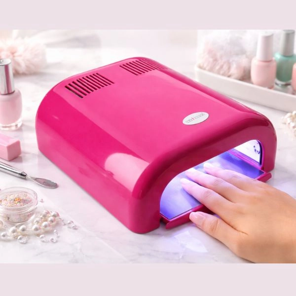 Inginails rožnata UV lučka (36 W) - časomer (120 s)