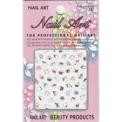 Svetleče nalepke - 3D rožice