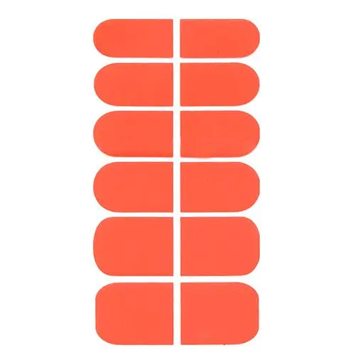 Nail art dekoracija - nalepke, neonsko oranžne